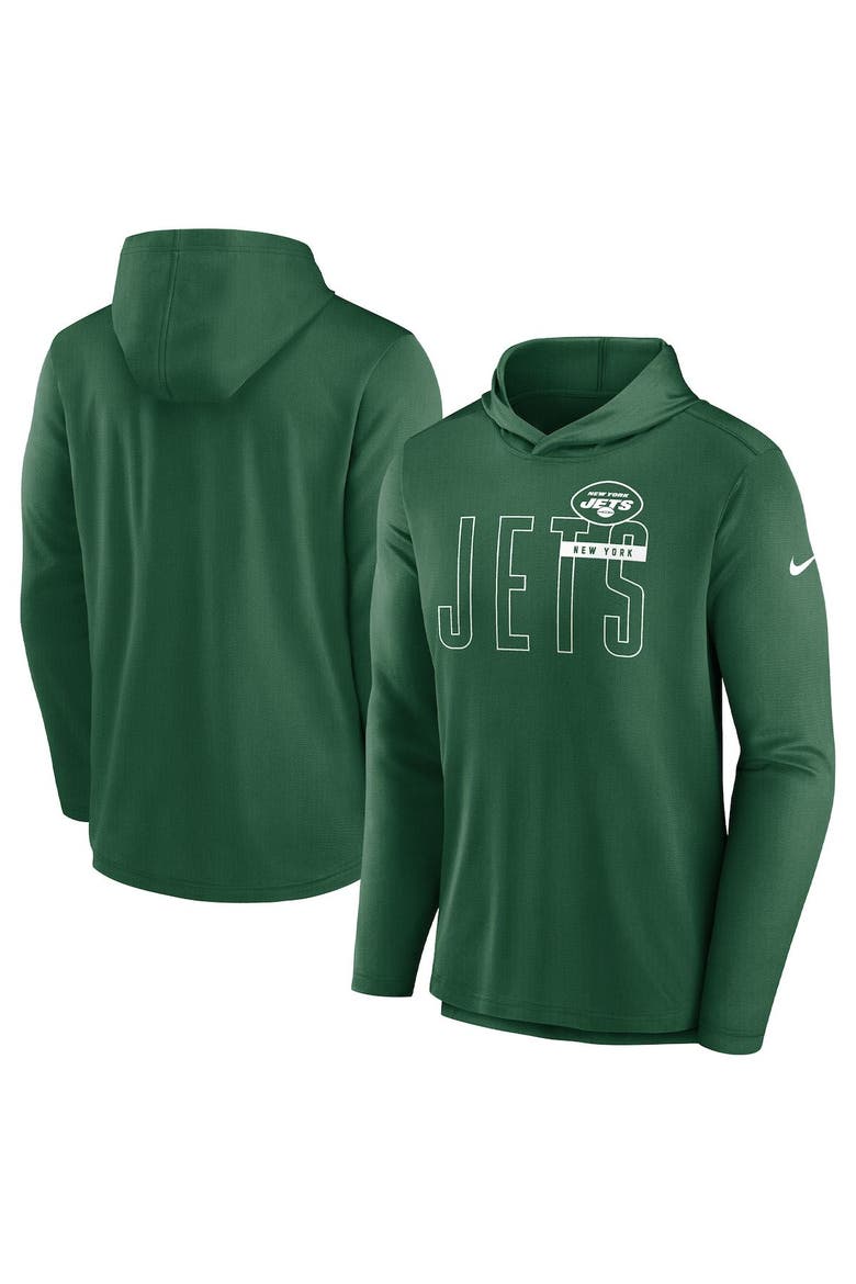 Men's Nike Green New York Jets Performance Team Pullover Hoodie, Main, color, Green