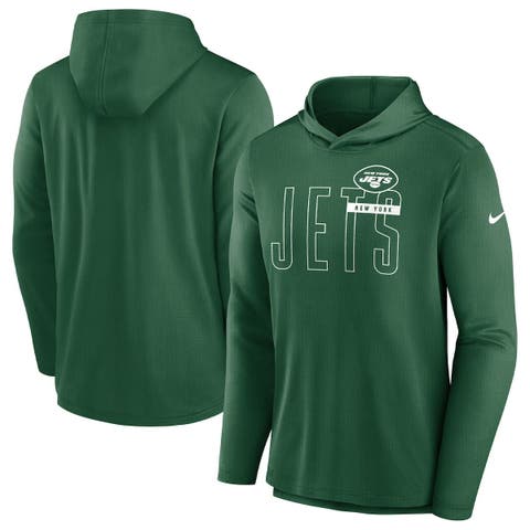 Men's Nike Green New York Jets Performance Team Pullover Hoodie