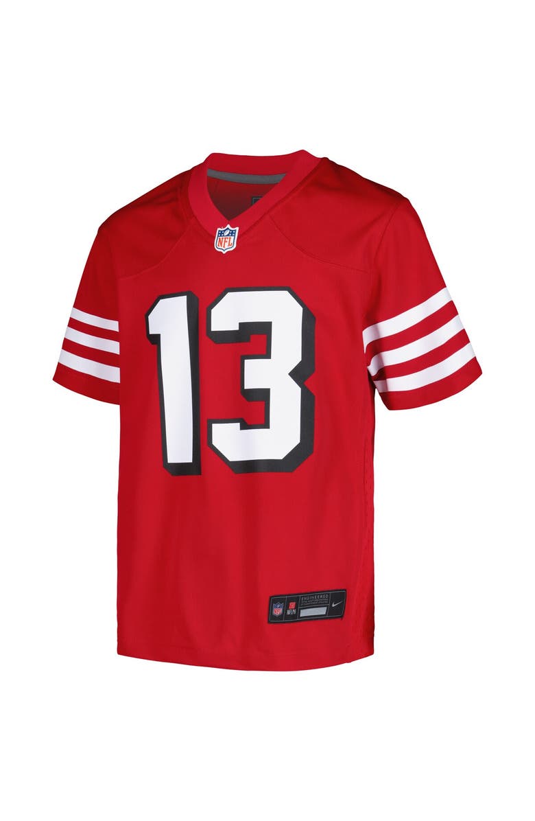 Nike Youth Nike Brock Purdy Scarlet San Francisco 49ers Game Jersey, Alternate, color, Scarlet