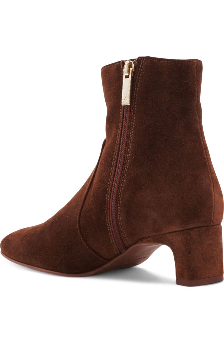 Aquatalia Siela Weatherproof Bootie, Alternate, color, Brandy Suede