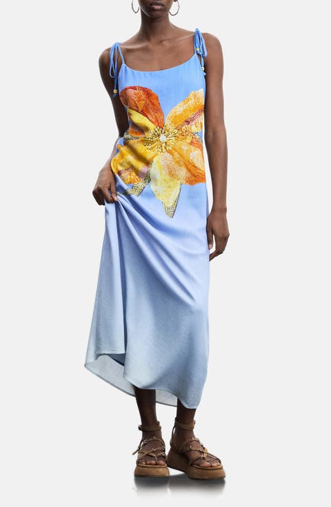 Tie Strap Maxi Dress