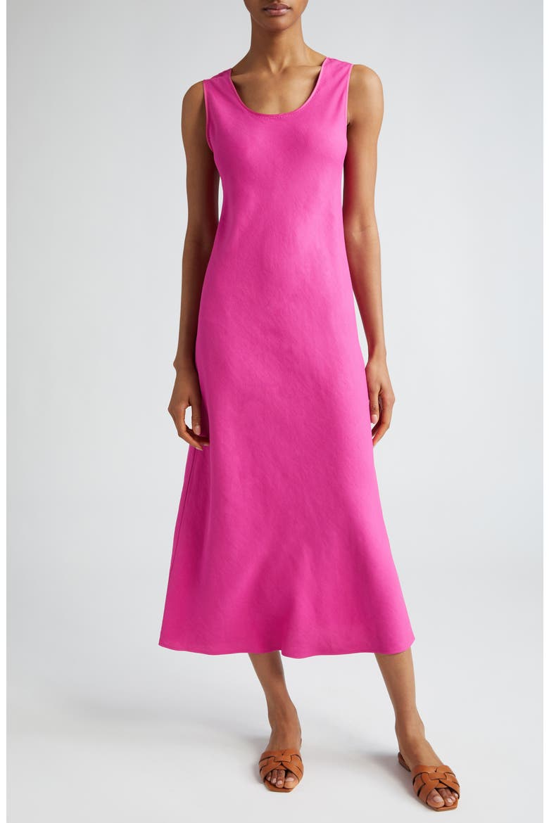 Ultimo Sleeveless Scoop Neck Dress, Main, color, FUCHSIA
