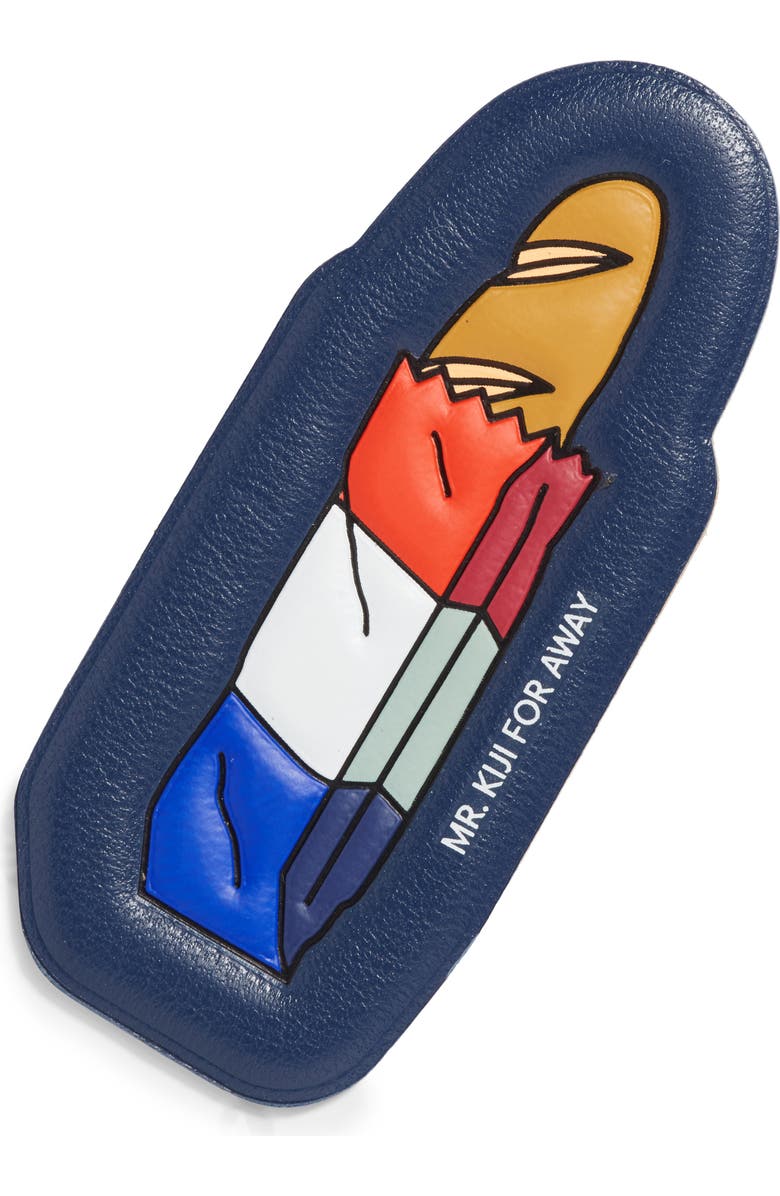 Away x Mr. Kiji Around the World Paris Baguette Leather Luggage Sticker, Main, color,