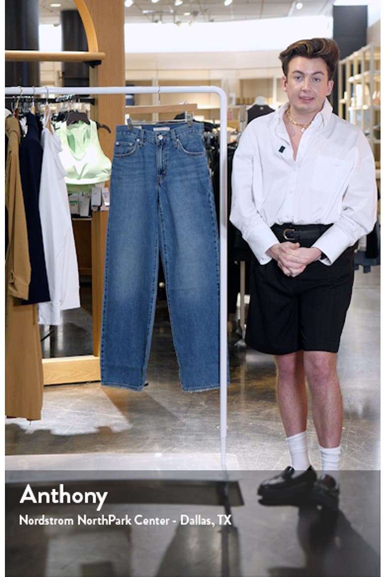 Baggy High Waist Wide Leg Dad Jeans video