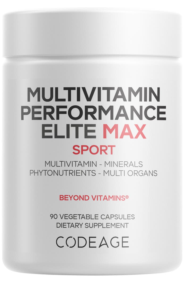 Codeage Multivitamin Performance - Vitamins & Minerals Supplement, Main, color, White