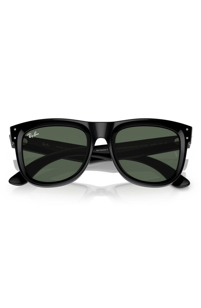 Ray-Ban Wayfarer Reverse 53mm Square Sunglasses, Alternate, color, Dark Green