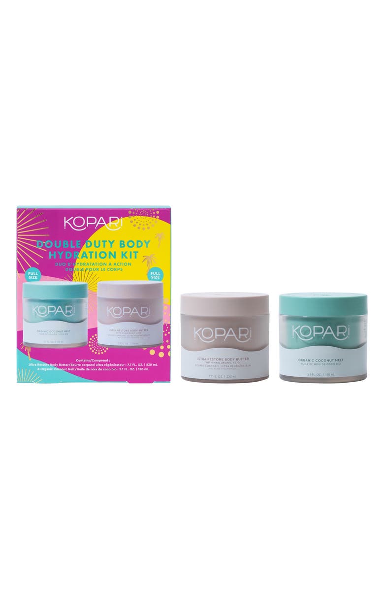 Kopari Double Duty Body Hydration Kit USD $64 Value, Main, color, 