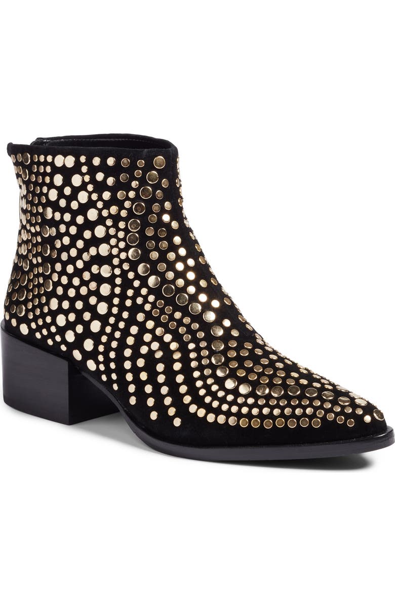 Vince Camuto Edenny Studded Pointy Toe Bootie, Main, color,