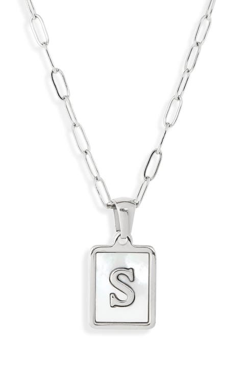 Ocean Drive Initial Pendant Necklace