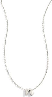 Mint & Lily Tiny Script Initial Necklace