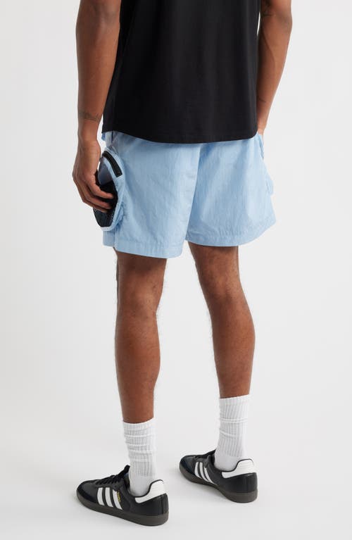 Icecream Running Dog Graphic Cargo Hiker Shorts In Blue