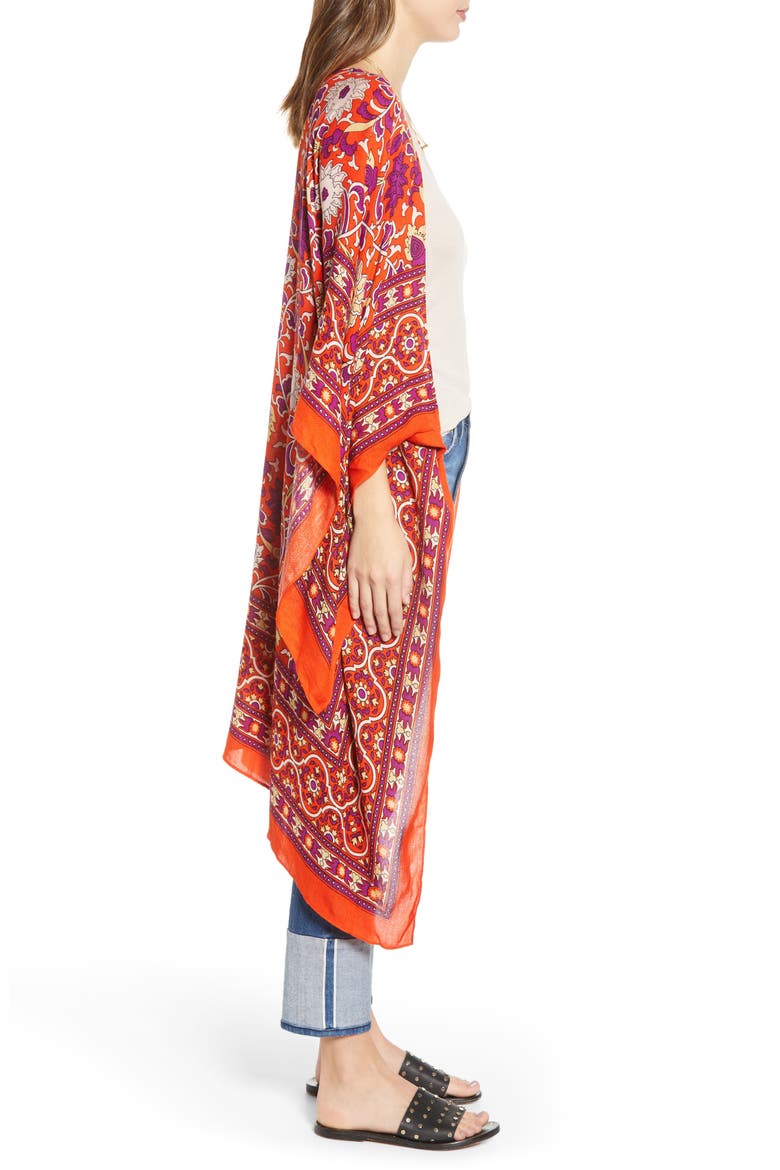 Magic Dance Duster, Alternate, color, MANDARIN COMBO