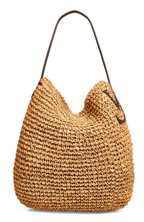 XL Raffia Bulb Hobo