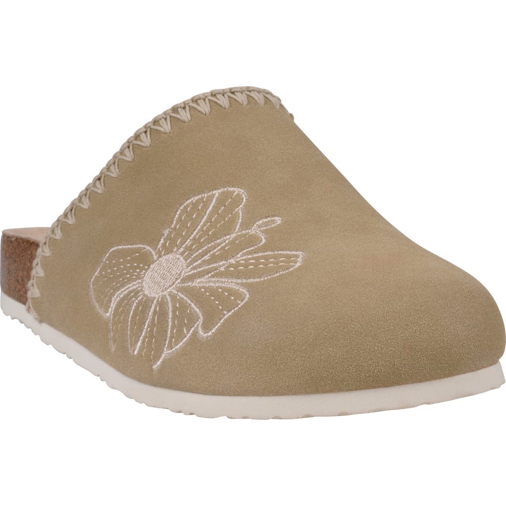 Gc Shoes Jamie Flower Clog In Natural