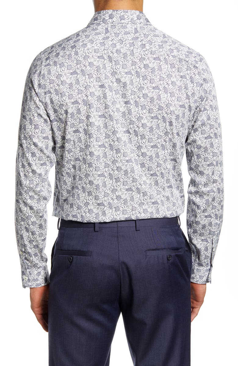 Ted Baker London Modern Fit Floral Dress Shirt, Alternate, color, 