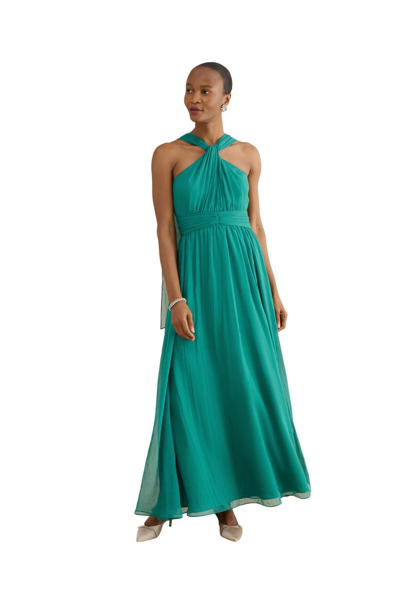Winona Maxi Dress, Main, color, Emeraldgreen