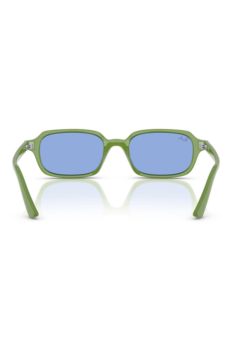 Zuri 52mm Rectangle Sunglasses, Alternate, color, CLOUDY JUNGLE GREEN BLUE