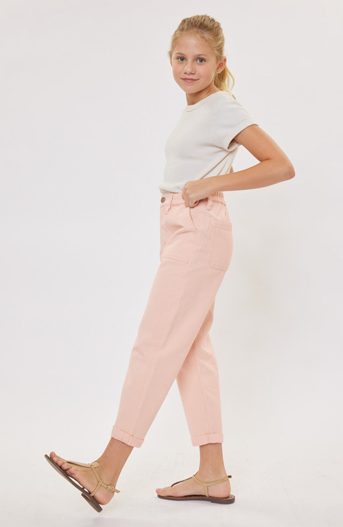 Kancan Lily Mini Mom Jeans In Pink