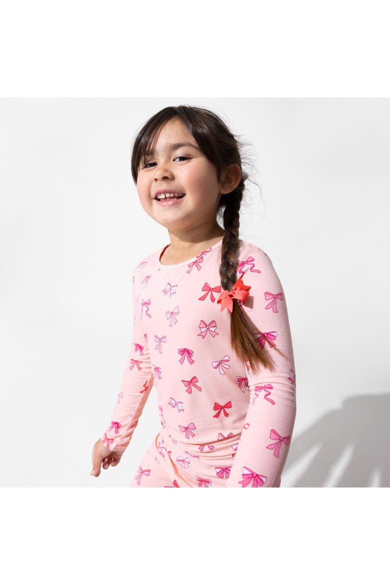 Kids' Take A Bow Set of 2 Piece Pajamas, Alternate, color, Take A Bow