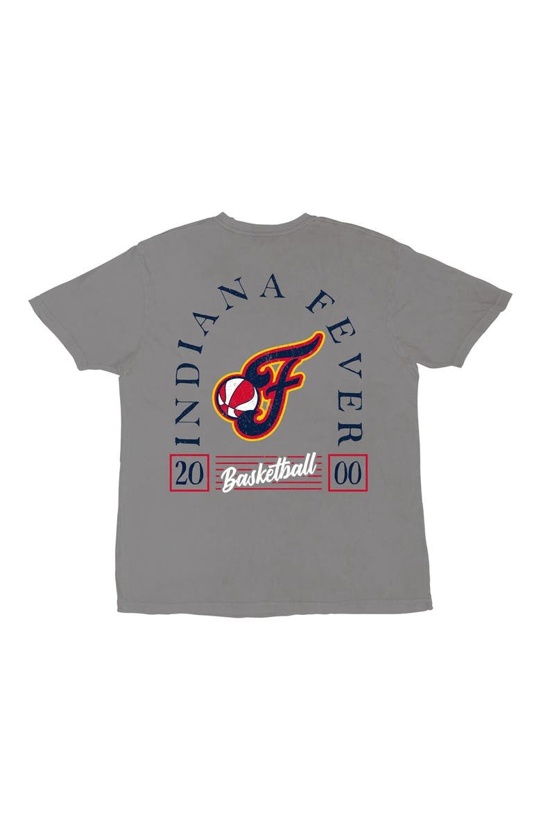 Stadium Essentials Unisex Stadium Essentials Platinum Indiana Fever Lay Low Vintage Wash Relaxed Fit T-Shirt, Alternate, color, Pewter