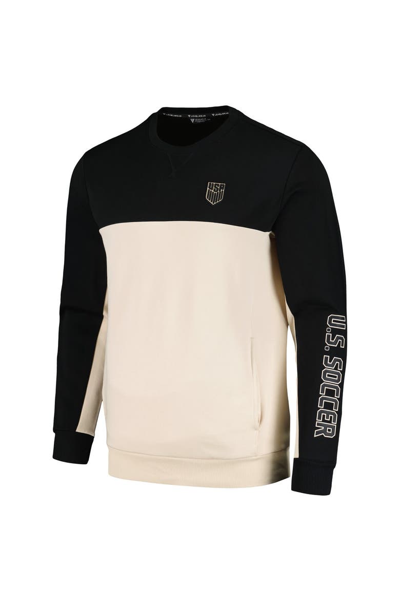 Men's Levelwear Black USMNT Legacy Pullover Sweatshirt, Alternate, color, Black