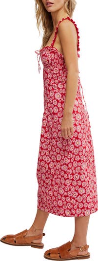 Lucinda Floral Print Midi Dress