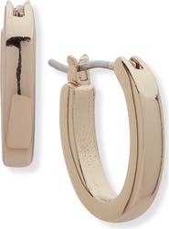 Lauren Ralph Lauren Small Oval Hoop Earrings