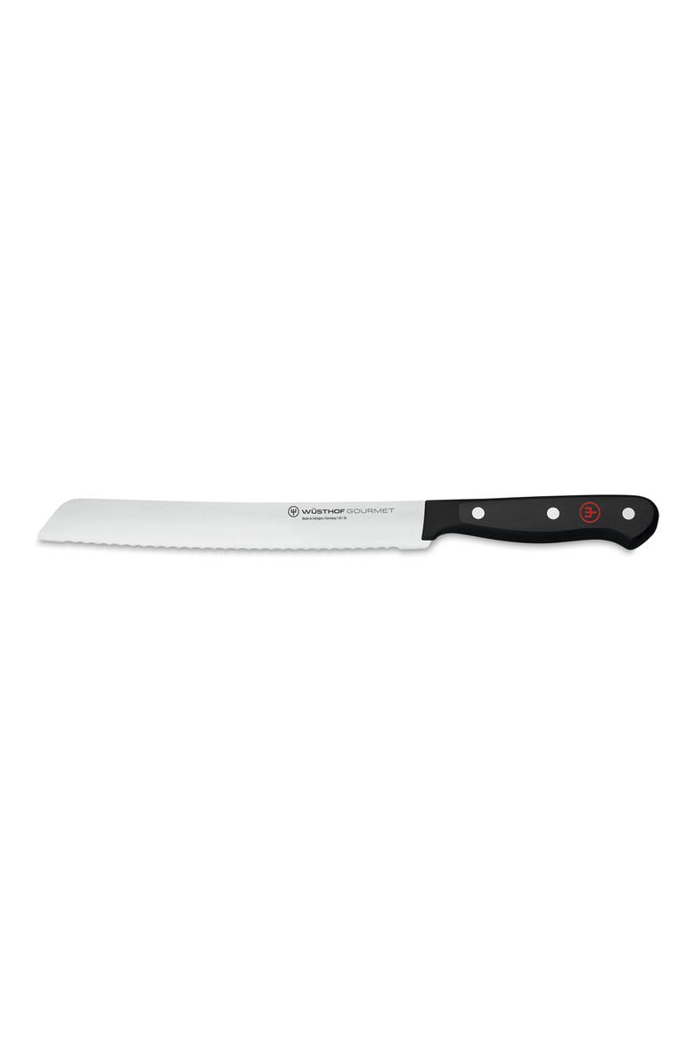 Gourmet 8-Inch Bread Knife, Main, color, BLACK