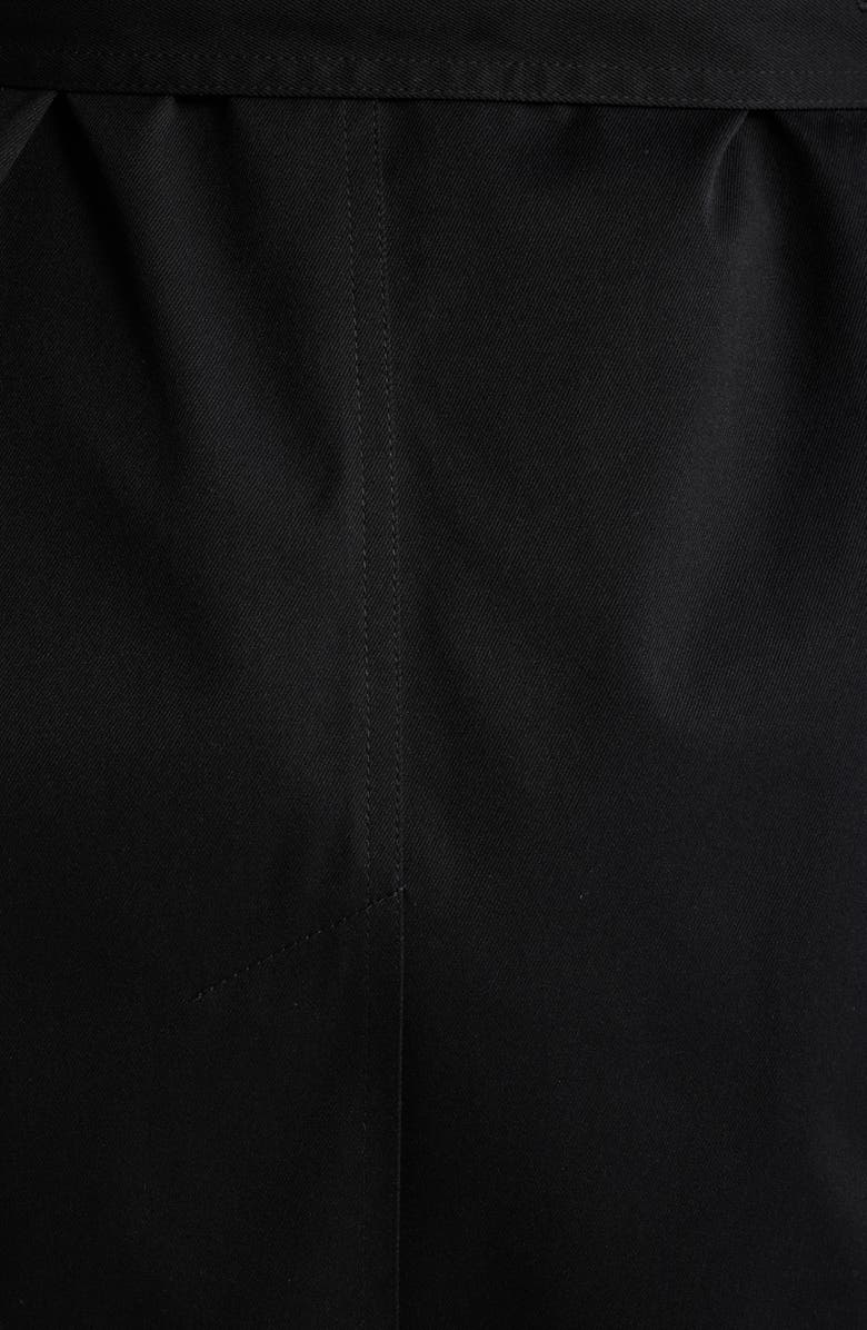 Michael Kors Water Resistant Short Trench Coat, Alternate, color, Black