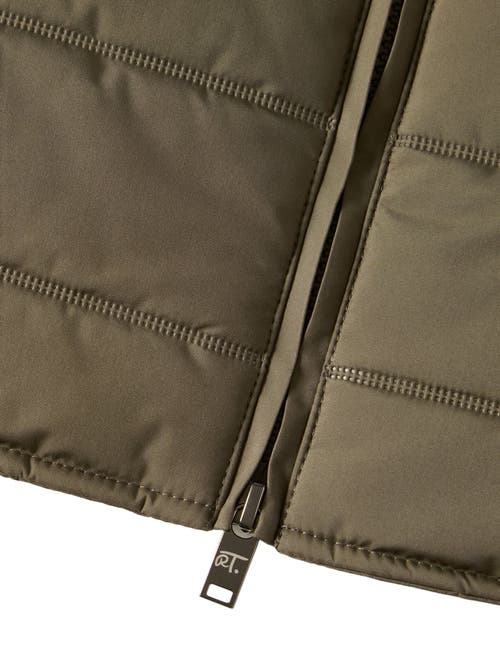 Robert Talbott Driver Quilted Vest In Green