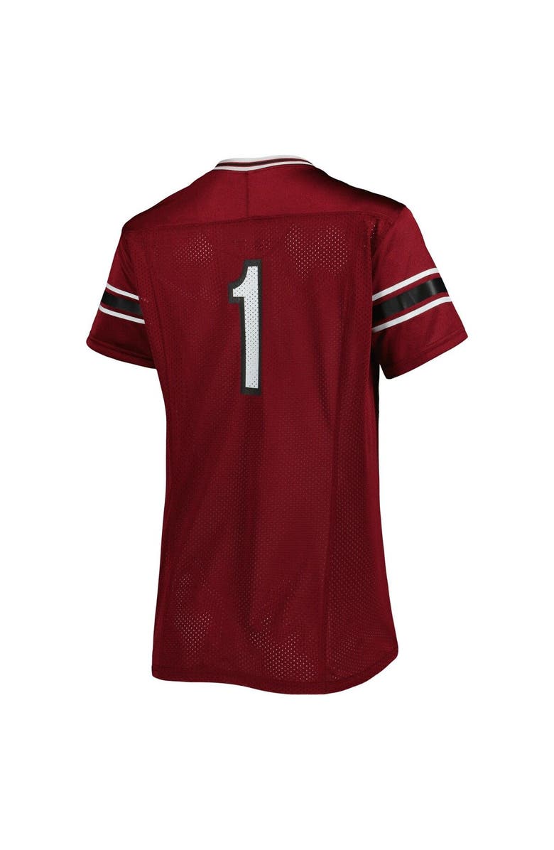 Under Armour Women's Under Armour #1 Garnet South Carolina Gamecocks Replica Team Football Jersey, Alternate, color, 