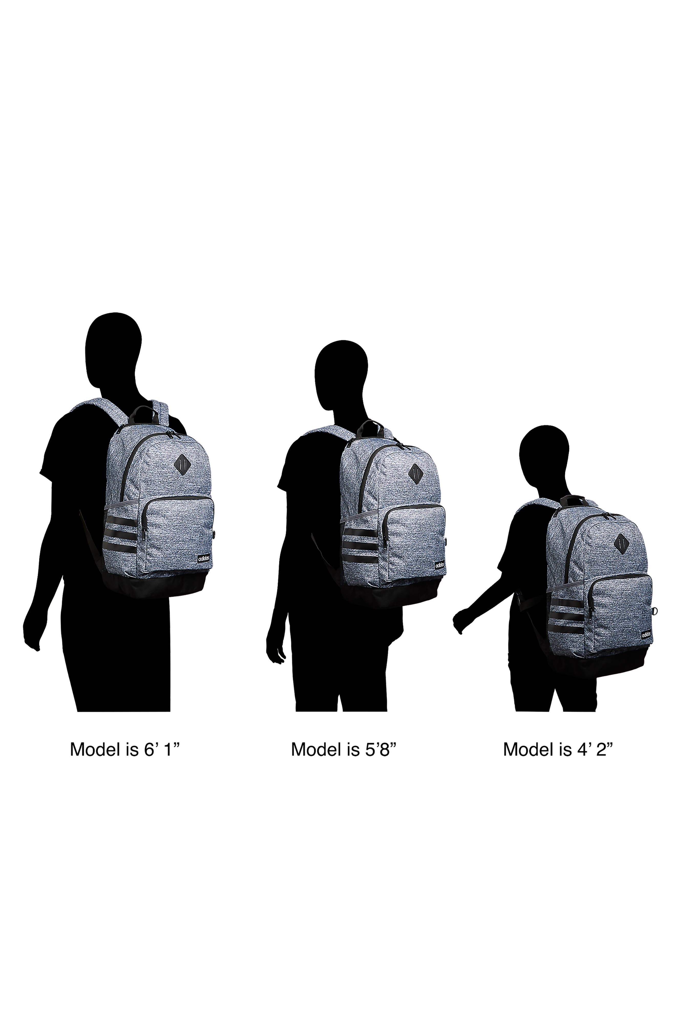 adidas Classic 3-Stripe 5 Backpack, Alternate, color, 
