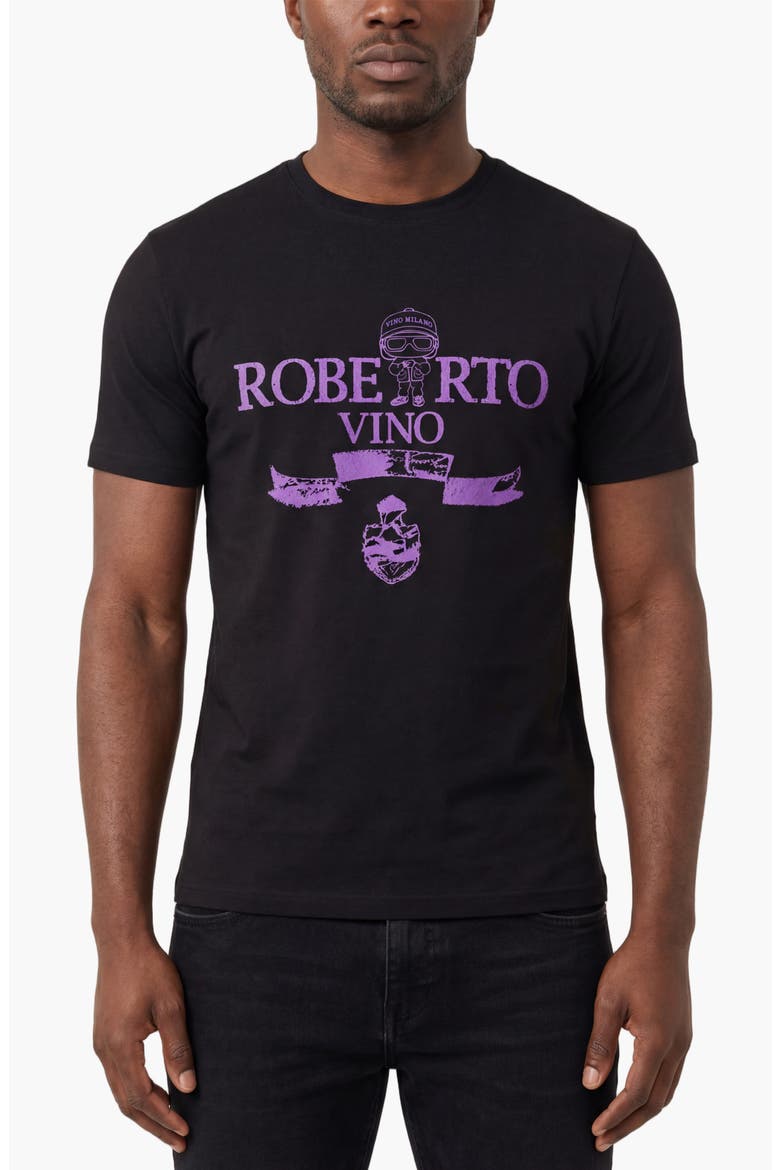 Roberto Icon Slim Tee, Main, color, Black