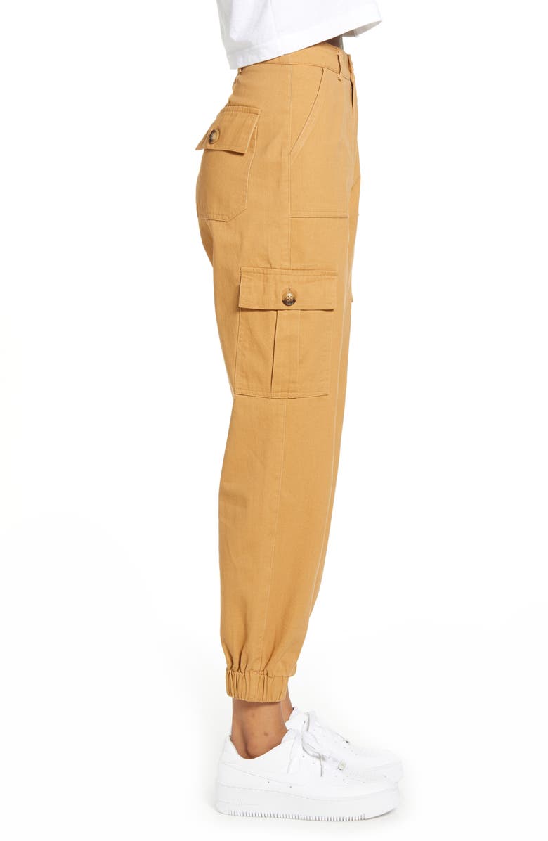 Know One Cares Cotton Cargo Jogger Pants, Alternate, color, 
