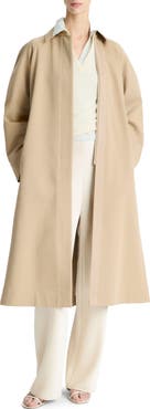 Vince Cotton Utility Trench Coat