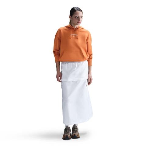 Women's Nike Orange Club America CA x CA Phoenix Fleece Pullover Hoodie