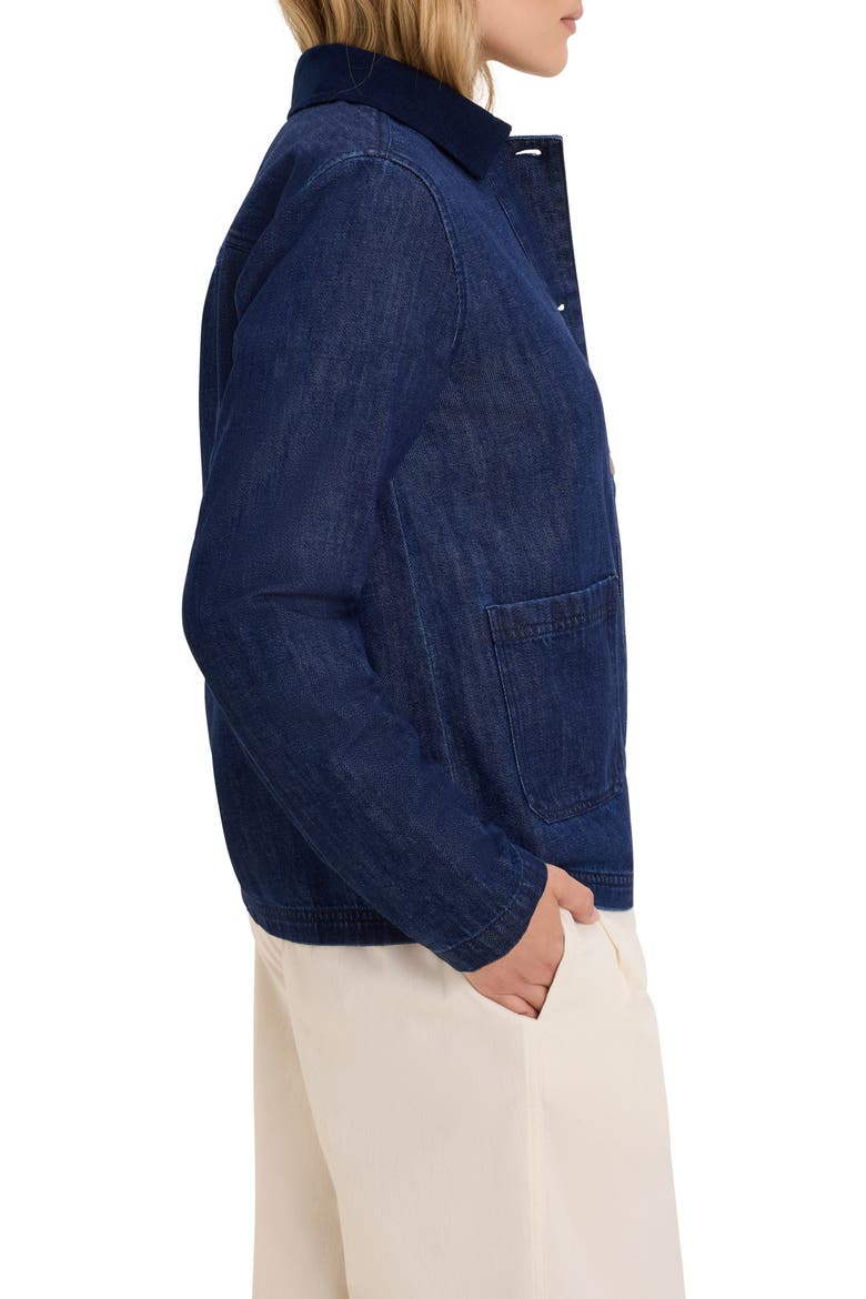 Denim Trucker Jacket, Alternate, color, DARK WASH