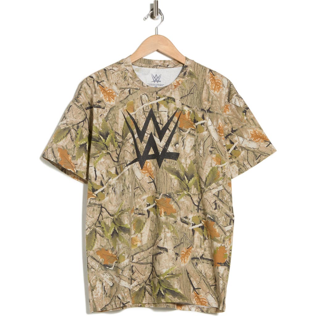 Goodie Two Sleeves Wwe Logo T-shirt In Green