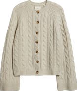 DÔEN Virginie Cable Cashmere Cardigan