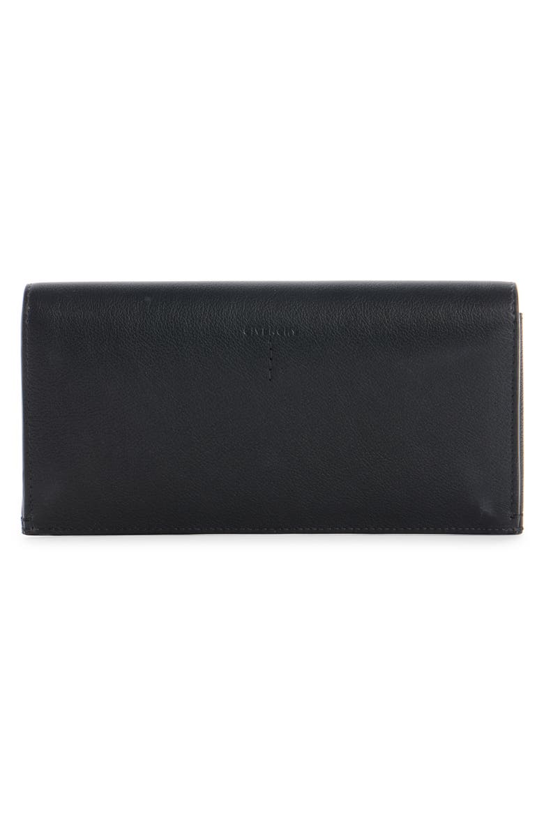 Day Grained Leather Continental Wallet, Alternate, color, 001-BLACK