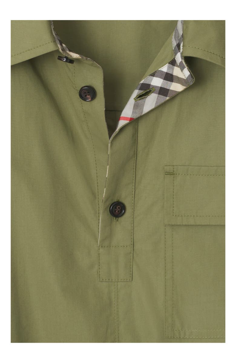 Burberry Cotton Shirt Dress, Alternate, color, Wreath