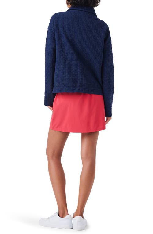 Nz Active By Nic+zoe Throw On Quilted Jacket In Blue