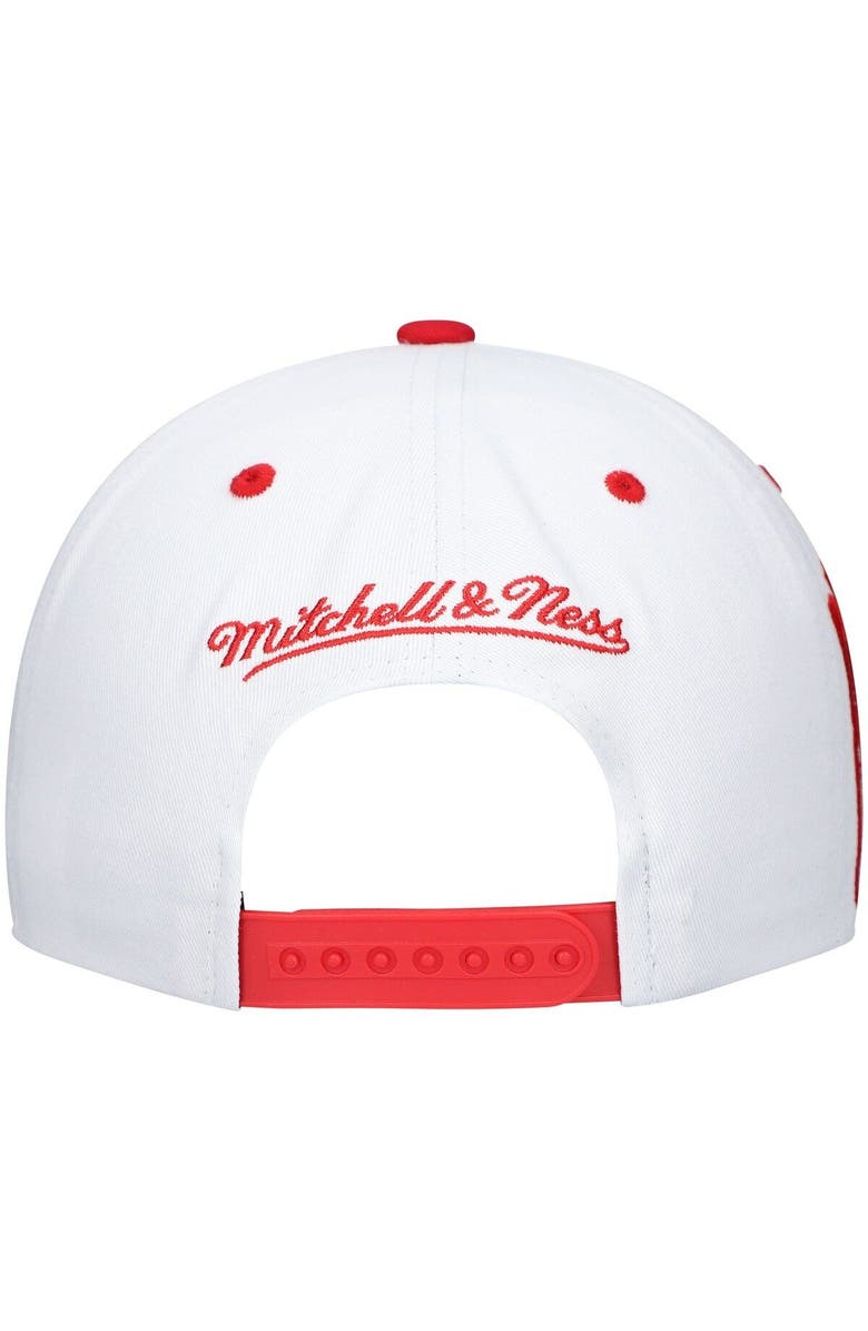 Mitchell & Ness Men's Mitchell & Ness x Lids White Philadelphia 76ers Hardwood Classics Reppin Retro Snapback Hat, Alternate, color, 