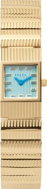 BREDA Groove Square Bracelet Watch, 16mm