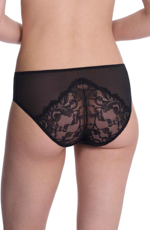 Natori Peony Hipster Brief In Black