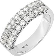 Bony Levy Audrey 3-Row Diamond Band Ring