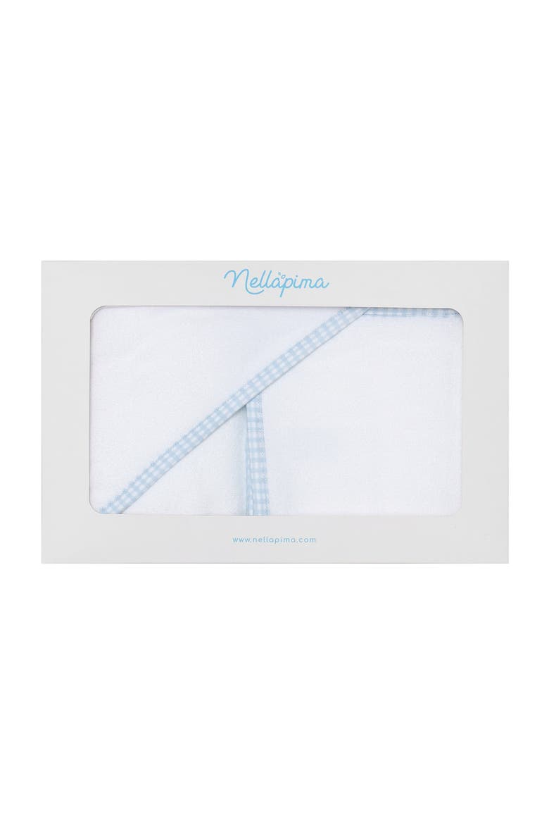 Blue Gingham Towel - Baby, Alternate, color, Blue