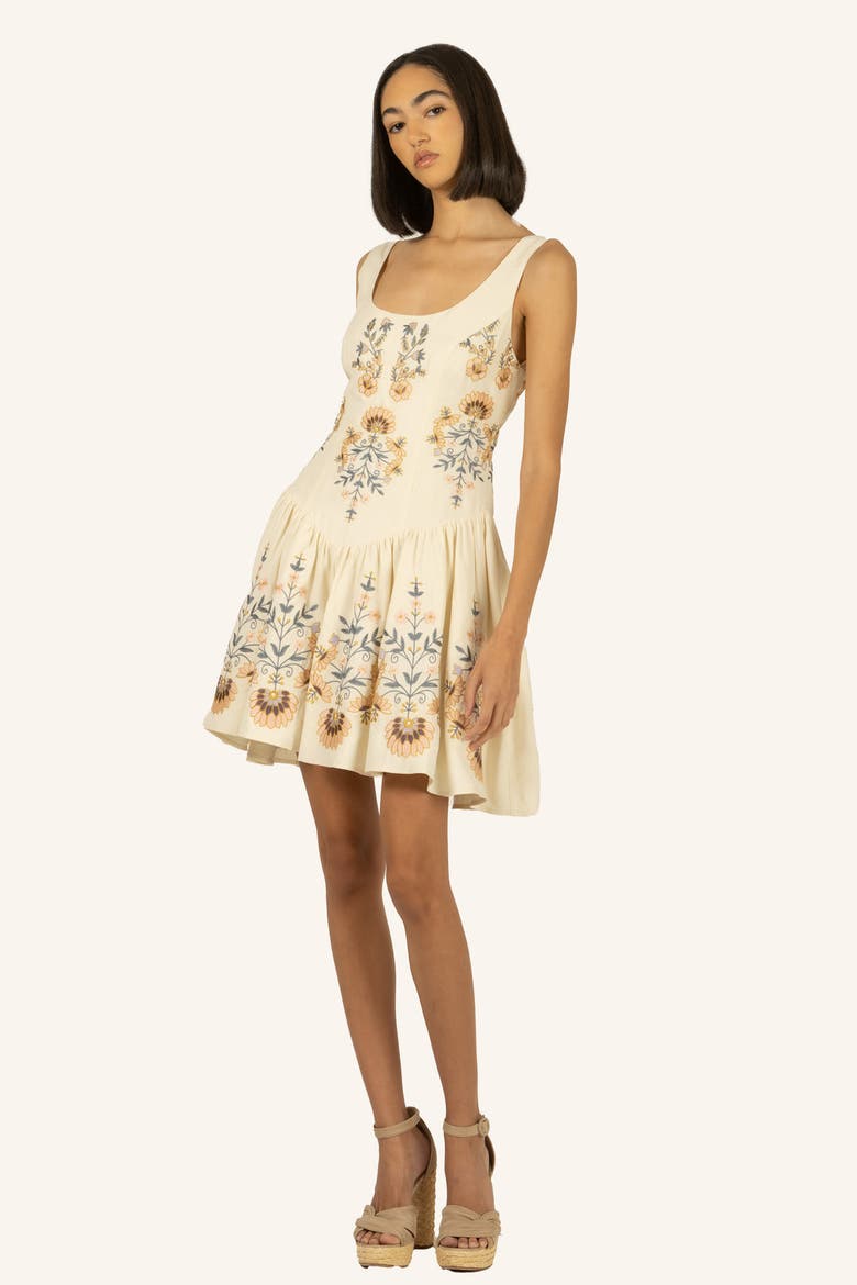 Adley Dress, Main, color, Natural Crème