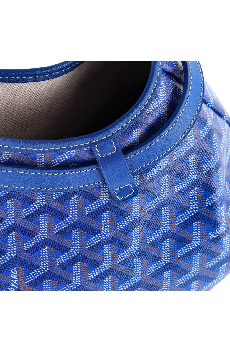 Pre-Owned Goyard Chien Gris Pet Carrier Tote Coated Canvas, Alternate, color, Blue