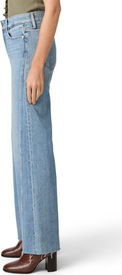 Anessa Raw Hem High Waist Wide Leg Jeans